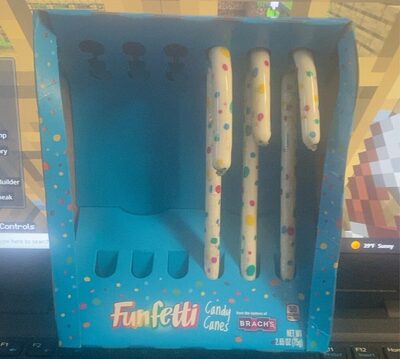 Funfetti Candy Canes, Funfetti