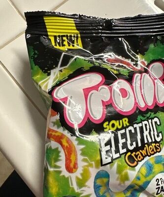 Sour Electric Crawlers Gummi Candy, Sour Electric Crawlers