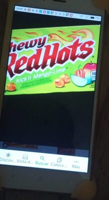 Chewy Redhots, Flavored Candy, Kick'N Mango-Lime, Kick'N Mango-Lime