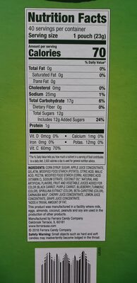 Mixed Fruit Juicy Burst Fruit Flavored Snacks, Mixed Fruit