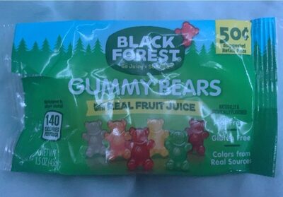 Cherry, Orange, Lemon, Pineapple, Apple, Strawberry Gummy Bears, Cherry, Orange, Lemon, Pineapple, Apple, Strawberry