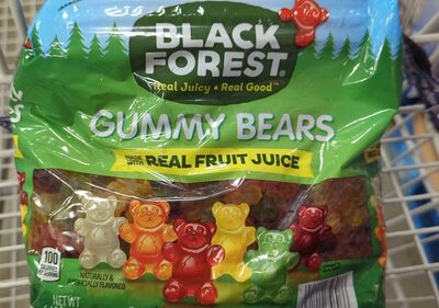 6 Fruity Flavors Gummy Bears, Cherry, Lemon, Pineapple, Orange, Apple, Strawberry