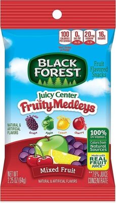 Cherry, Grape, Apple, Lemon Mixed Fruit Juicy Burst Fruit Flavored Snacks, Cherry, Grape, Apple, Lemon