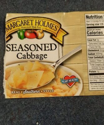Seasoned Cabbage, Seasoned
