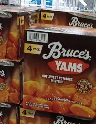 Yams Cut Sweet Potatoes In Syrup, Syrup
