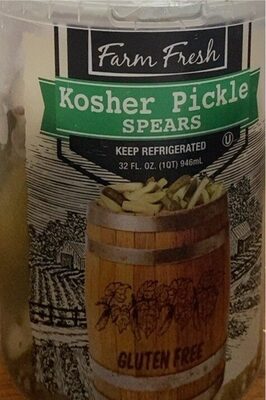 Kosher Pickle Spears, Kosher Pickle