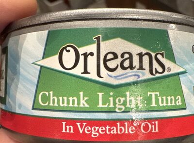 Chunk Light Tuna In Vegetable Oil, Chunk Light