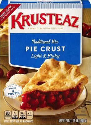 Pie Crust Light & Flaky Traditional Mix, Pie Crust