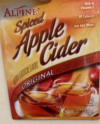 Spiced Apple Cider Original Instant Drink Mix, Spiced Apple Cider