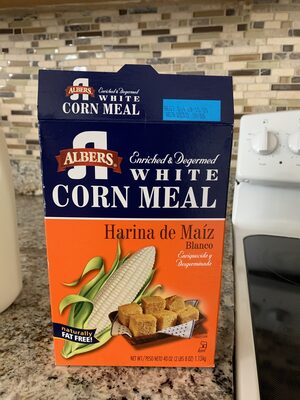 White Enriched & Degermed Corn Meal, White