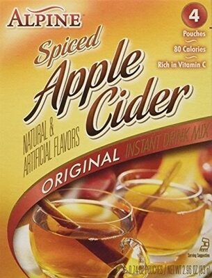 Instant Drink Mix, Spiced Apple Cider