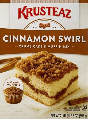 Cinnamon Swirl Crumb Cake & Muffin Mix, Cinnamon