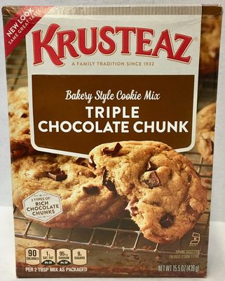 Triple Chocolate Chunk Cookie Mix, Triple Chocolate Chunk