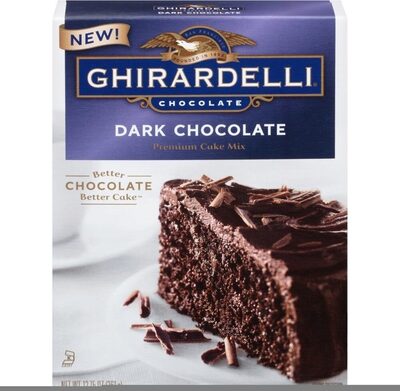 Dark Chocolate Premium Cake Mix, Dark Chocolate