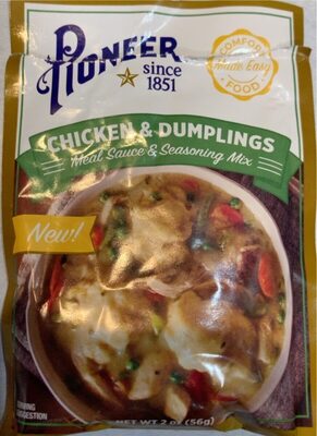 Chicken & Dumplings Meal Sauce & Seasoning Mix, Chicken