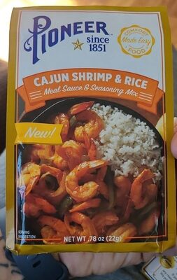 Cajun Shrimp & Rice Meal Sauce & Seasoning Mix, Cajun Shrimp & Rice