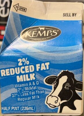 2% Reduced Fat Milk