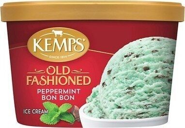 Peppermint Bon Bon Old Fashioned Ice Cream, Peppermint Bon Bon