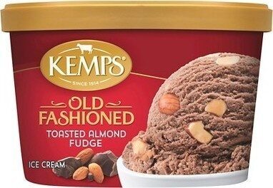 Toasted Almond Fudge Old Fashioned Ice Cream, Toasted Almond Fudge