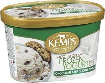 Chocolate Chip Cookie Dough Frozen Yogurt, Chocolate Chip Cookie Dough