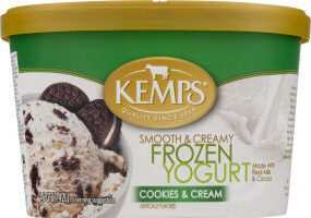 Smooth & Creamy Frozen Yogurt, Cookies & Cream