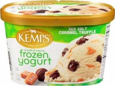 Sea Salt Caramel Truffle Smooth & Creamy Frozen Yogurt, Sea Salt Caramel Truffle