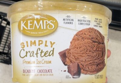 Decadent Chocolate Made With Rich Cream And Dutch Cocoa Premium Ice Cream, Decadent Chocolate