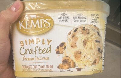 Creamy Vanilla With Indulgent Bits Of Cookie Dough And Chocolaty Chips Premium Ice Cream, Chocolate Chip Cookie Dough