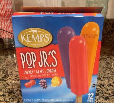 Cherry, Grape, Orange Pop Jr.'s, Cherry, Grape, Orange