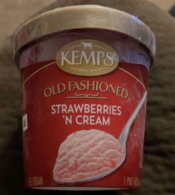 Old Fashioned Strawberries 'N Cream Ice Cream, Old Fashioned Strawberries 'N Cream