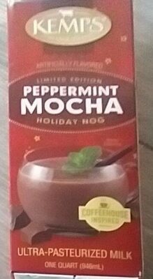 Peppermint Mocha Flavored Holiday Nog, Peppermint Mocha