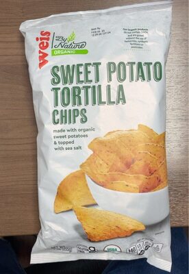Sweet Potato Organic Tortilla Chips, Sweet Potato