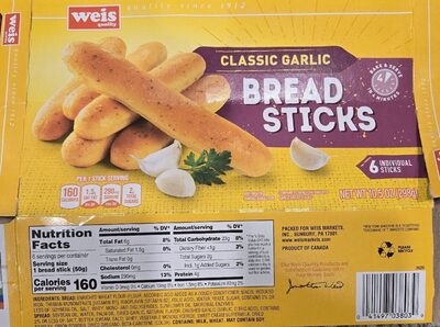 Weis, Classic Garlic Bread Sticks