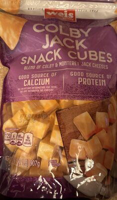 Colby Jack Blend Of Colby & Monterey Jack Cheeses Snack Cubes, Colby Jack