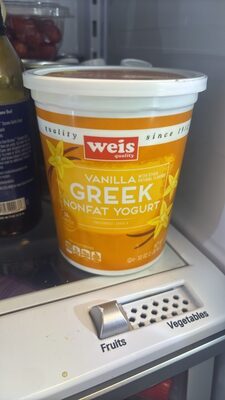 Vanilla Greek Nonfat Yogurt, Vanilla