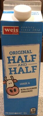Weis Quality, Half & Half, Original, Original