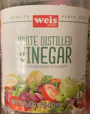 White Distilled Vinegar, White Distilled