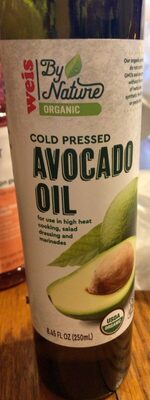 Cold Pressed Organic Avocado Oil