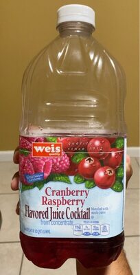 Cranberry Raspberry Cocktail In A Blend With Two Other Juices From Concentrate, Cranberry Raspberry