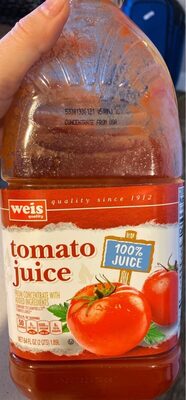 100% Tomato Juice From Concentrate