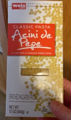 Classic Pasta Enriched Macaroni Product, Acini De Pepe