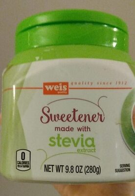 Sweetener Made With Stevia