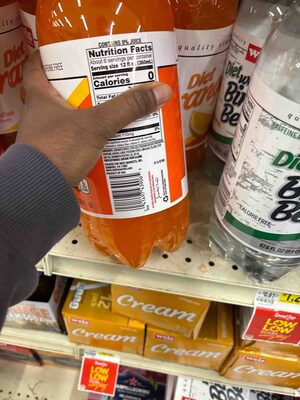 Diet Orange Flavored Soda, Diet Orange