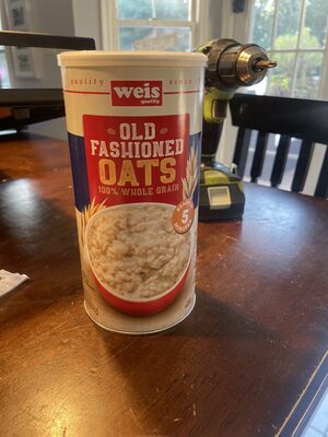 100% Whole Grain Old Fashioned Oats, Whole Grain