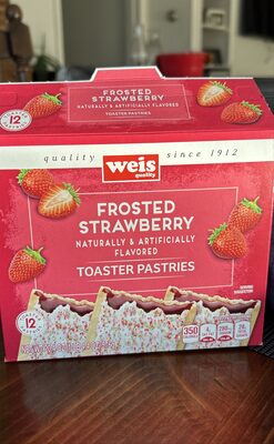 Frosted Strawberry Toaster Pastries, Frosted Strawberry