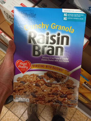Crunchy Granola Raisin Bran Cereal, Crunchy Granola Raisin Bran