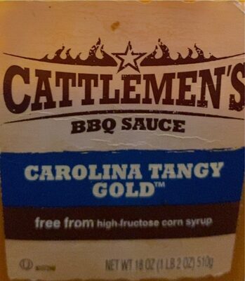 Carolina Tangy Gold BBQ Sauce, Carolina Tangy Gold