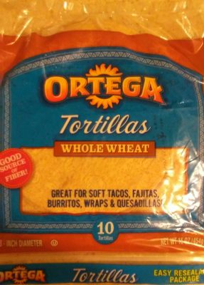 8" Whole Wheat Tortillas