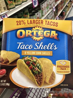 Yellow Corn Taco Shells, Yellow Corn