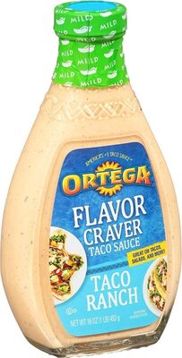 Mild Taco Ranch Flavor Craver Taco Sauce, Mild Taco Ranch
